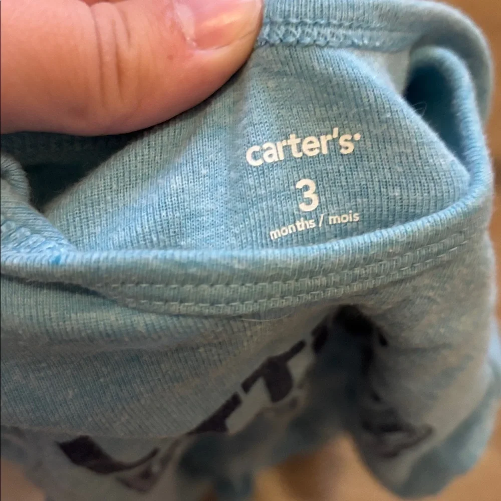 Carter's Light Blue Baby Romper
